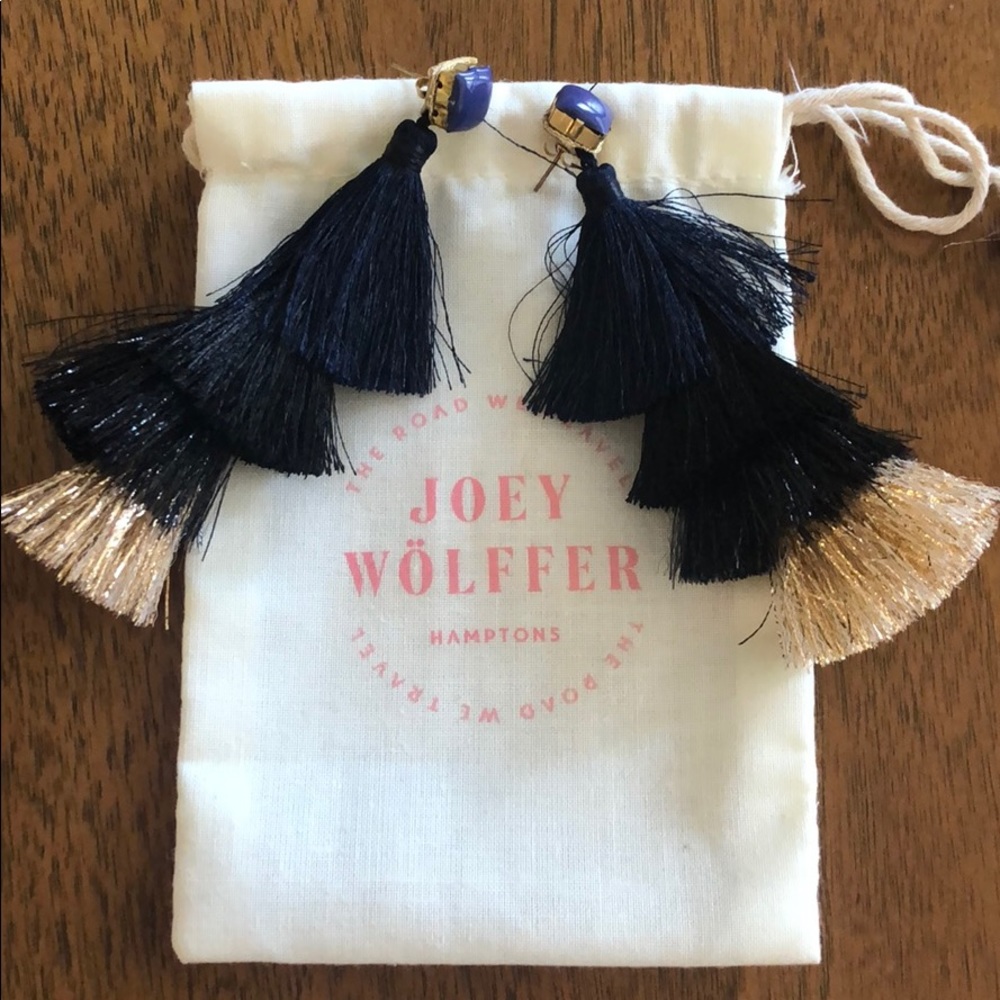 Joey Wolffer Chandelier Fringe Earrings